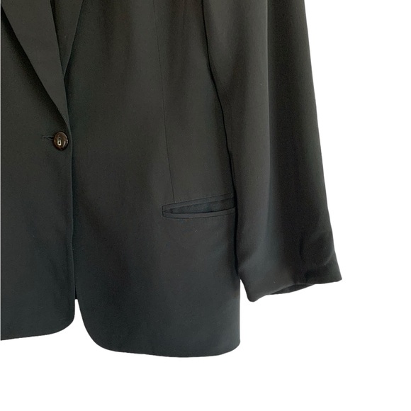 Diane Gilman Silk Blazer Sz P/M - Picture 3 of 4